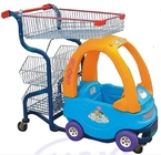 아기 차로 도금되는 상업적인 귀여운 아이 놀이 쇼핑 트롤리 아연